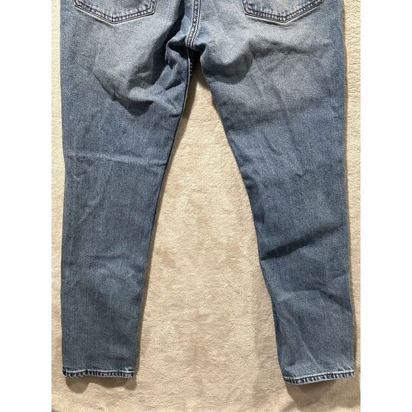 Signature Levi Strauss Mens Size 34x32 Slim Blue Denim Straight Stretch - Picture 13 of 16